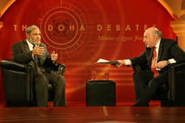 Doha Debates Special Event with senior Hamas official, Dr. Mahmoud Al Zahar